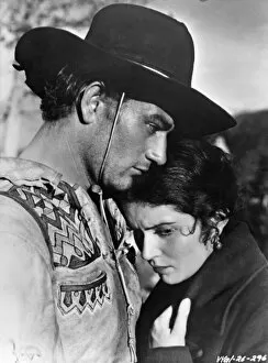 Classic Portraits Collection: John Wayne and Marguerite Churchill in Raoul Walshs The Big Trail (1930)