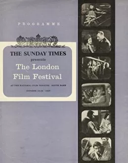 Images Dated 8th September 2008: London Film Festival Poster - 1957