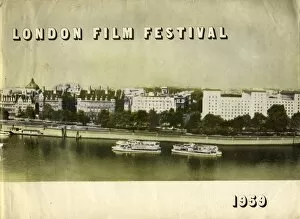Green Collection: London Film Festival Poster - 1959