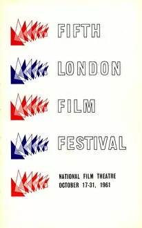 Blue Collection: London Film Festival Poster - 1961