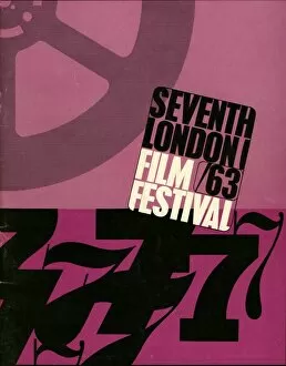 London Film Festival Posters Collection: London Film Festival Poster - 1963