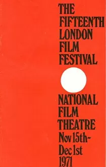 London Film Festival Posters Collection: London Film Festival Poster - 1971
