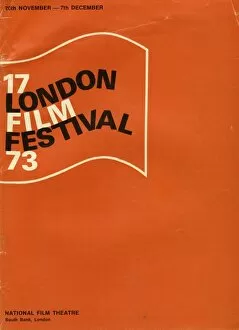 London Film Festival Poster Collection: London Film Festival Poster - 1973