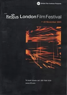 London Film Festival Poster Collection: London Film Festival Poster - 2001