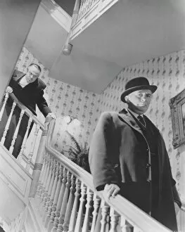 Classic Portraits Collection: Orson Welles and Ray Collins in Citizen Kane (1941)
