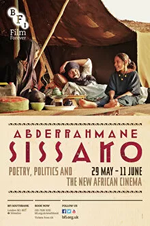 Images Dated 30th June 2015: Poster for Abderrahmane Sissako Season at BFI Southbank (29 May - 11 June 2015)