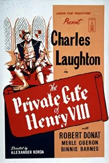 Images Dated 5th November 2010: Poster for Alexander Kordas The Private Life of Henry VIII (1933)
