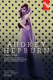 Images Dated 28th January 2011: Poster for Audrey Hepburn Season at BFI Southbank (2 Jan - 3 Feb 2011)