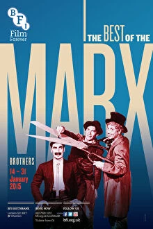 BFI Southbank Posters Collection: Poster for The Best Of The Marx Brothers at BFI Southbank (14-31 January 2015)