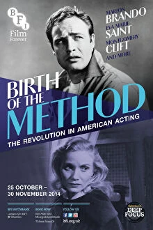 Images Dated 18th October 2014: Poster for Birth Of The Method Season at BFI Southbank (25 October - 30 November 2014)
