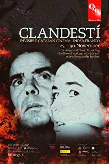 Images Dated 1st November 2010: Poster for Clandesti (Invisible Catalan Cinema Under Franco) Season at BFI Southbank
