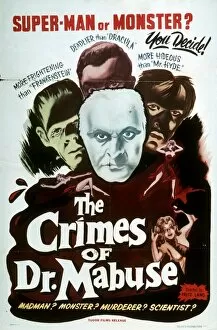 Images Dated 5th November 2010: Poster for Fritz Langs The Crimes of Dr Mabuse (1933)