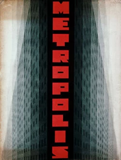 Images Dated 5th November 2010: Poster for Fritz Langs Metropolis (1927)