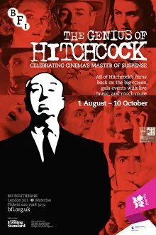 Editor's Picks: Poster for The Genius Of Hitchcock Season at BFI Southbank (1 August - 10 October 2012)