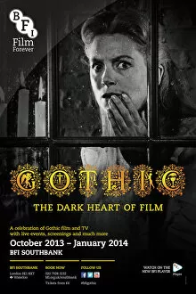 Images Dated 14th November 2013: Poster for GOTHIC (The Dark Heart Of Film) Season at BFI Southbank (October 2013 - January 2014)