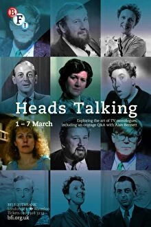 Images Dated 28th February 2013: Poster for Heads Talking Season at BFI Southbank (1 - 7 March 2013)