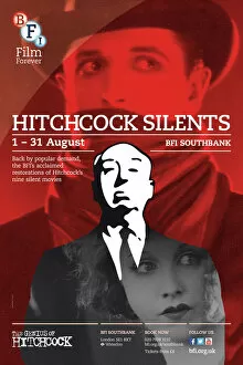 Images Dated 14th November 2013: Poster for Hitchcock Silents Season at BFI Southbank (1 - 31 August 2013)
