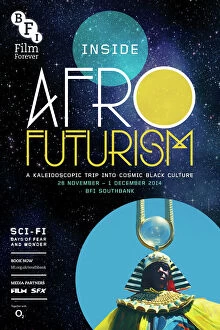Images Dated 18th October 2014: Poster for Inside Afro Futurism Season at BFI Southbank (28 November - 1 December 2014)