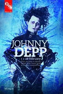 Blue Collection: Poster for Johnny Depp Season at BFI Southbank (1 - 28 February 2010)