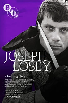Blue Collection: Poster for Joseph Losey Season at BFI Southbank (1 June - 30 July 2009)