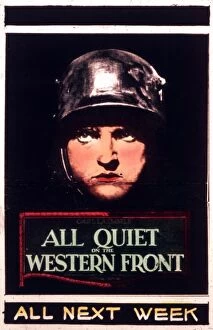 Images Dated 5th November 2010: Poster for Lewis Milestones All Quiet On The Western Front (1930)