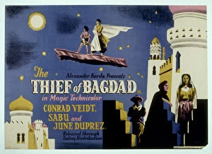 Editor's Picks: Poster for Ludwig Bergers The Thief of Bagdad (1940)