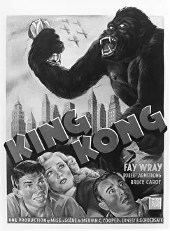 Images Dated 5th November 2010: Poster for Merian C Coopers King Kong (1933)