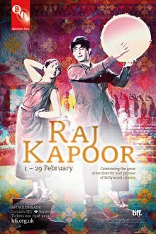 Images Dated 13th February 2012: Poster for Raj Kapoor Season at BFI Southbak (1 - 29 Feb 2012)