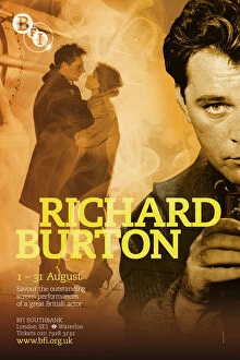 Orange Collection: Poster for Richard Burton Season at BFI Southbank (1 - 31 August 2009)