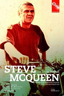 BFI Southbank Posters Collection: Poster for Steve McQueen Season at BFI Southbank (3 - 31 August 2010)