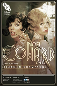 BFI Southbank Posters Collection: Poster for Tears in Champagne (Noel Coward on TV) Season at BFI Southbank (1 - 27 May 2015)