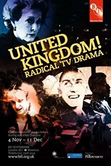 Images Dated 27th November 2009: Poster for United Kingdom! Radical TV Drama Season at BFI Southbank (4 Nov - 11 Dec 2009)