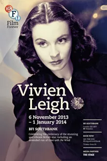 BFI Southbank Posters Collection: Poster for Vivien Leigh Season at BFI Southbank (6 November 2013 - 1 January 2014)