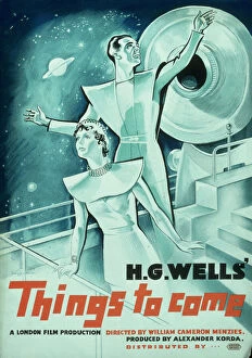 Grey Collection: Poster for William Cameron Menzies Things to Come (1936)