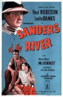 Images Dated 5th November 2010: Poster for Zoltan Kordas Sanders of the River (1935)
