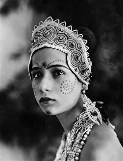 Classic Portraits Collection: Seeta Devi in Franz Ostens Light Of Asia (1926)