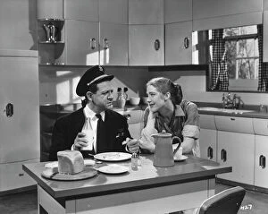 British "Quota" Movies Collection: Sid James and Audrey Freeman in Maurice Elveys Is Your Honeymoon Really Necessary (1953)