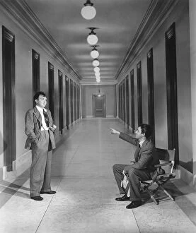 Classic Portraits Collection: Thomas Mitchell and James Stewart in Frank Capras Mr Smith Goes to Washington (1939)
